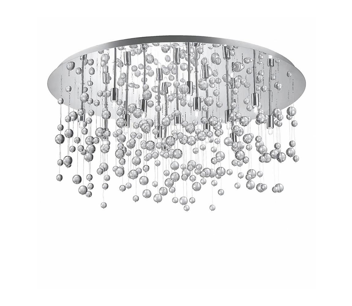 Ideal Lux - LED Stropní svítidlo NEVE 15xG9/3W/230V pr. 80 cm lesklý chrom 30784