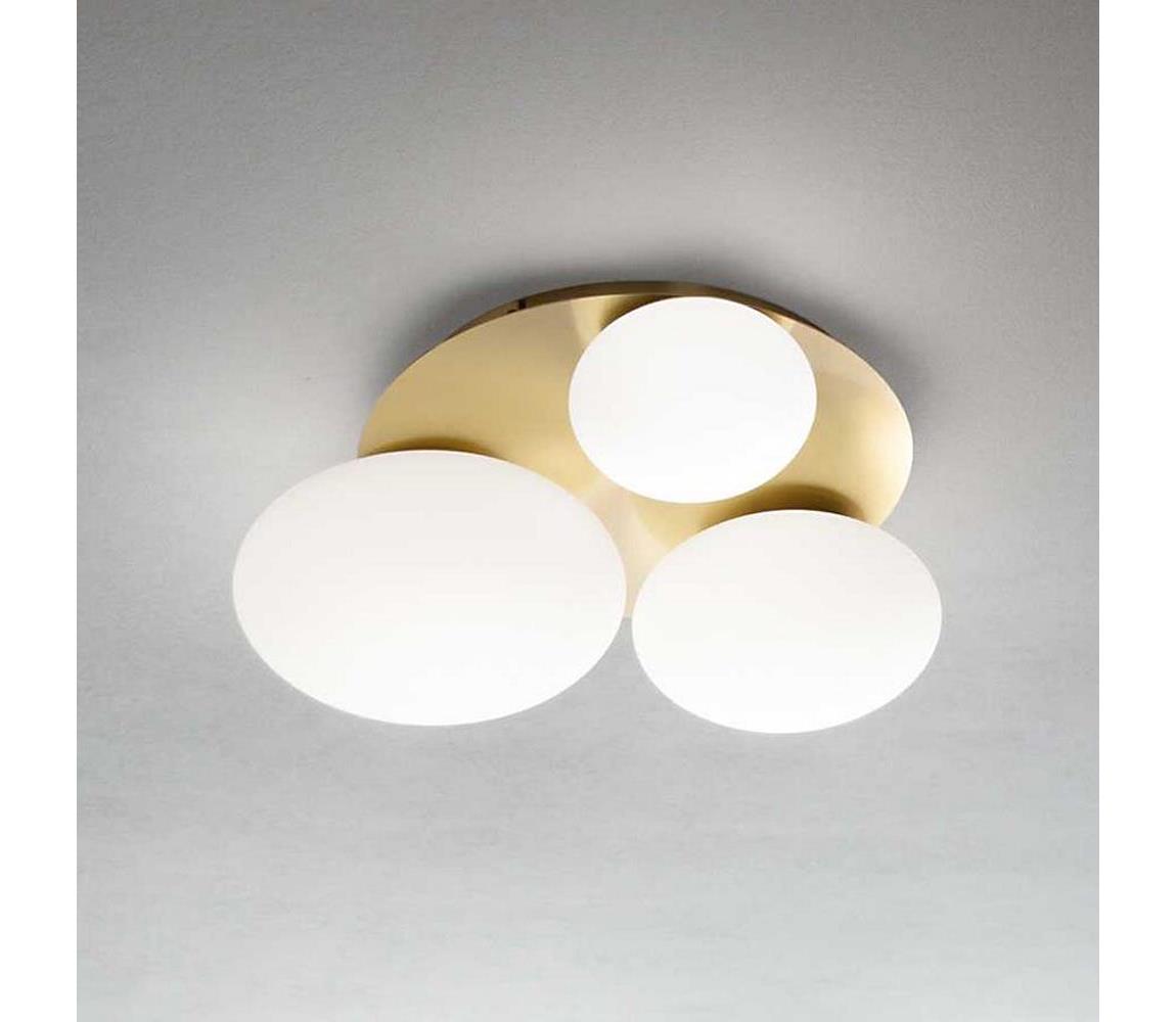 Ideal Lux - LED Stropní svítidlo NINFEA 3xGX53/9W/230V zlatá 293660