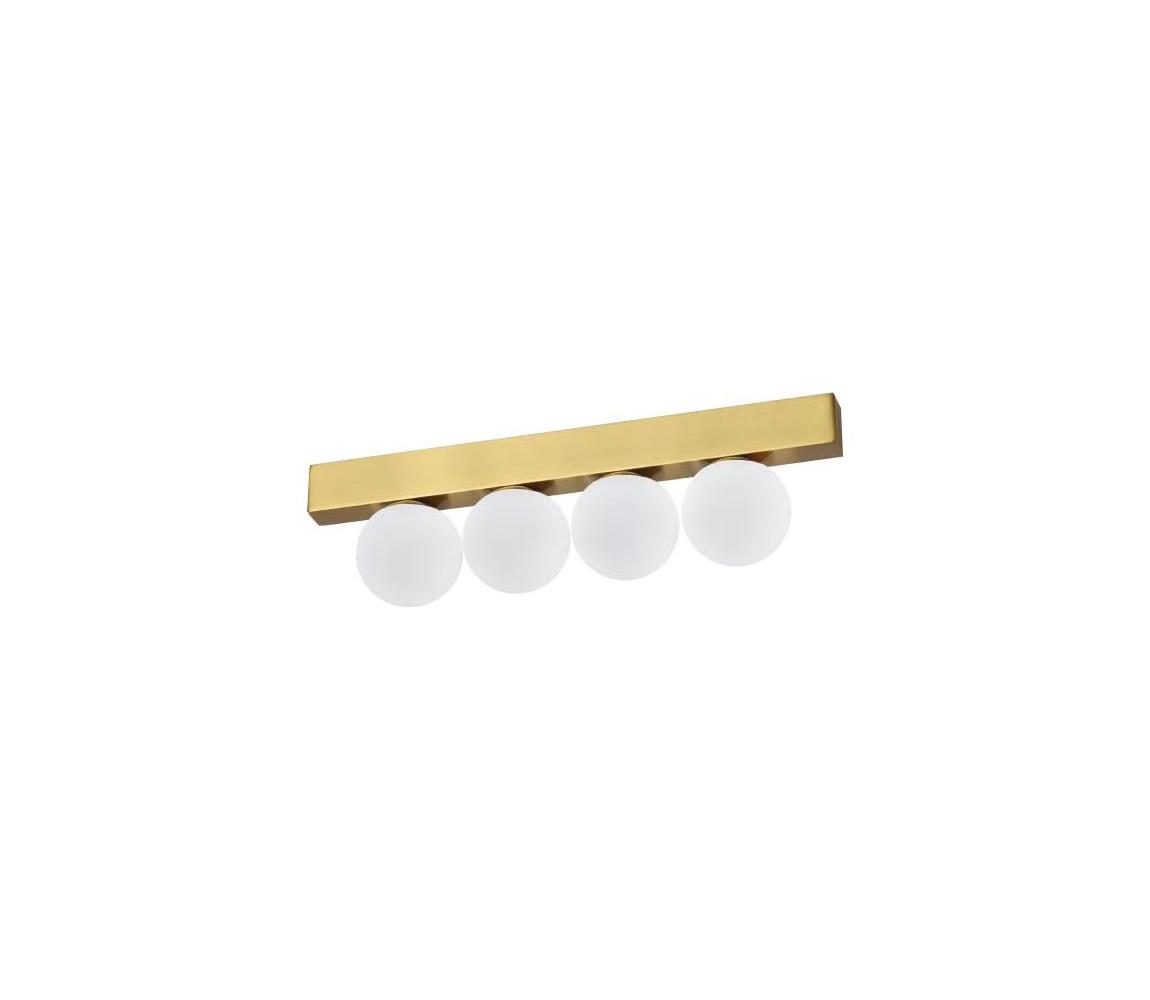 Ideal Lux - LED Stropní svítidlo PING PONG 4xLED/3W/230V CRI 90 mosaz 328249