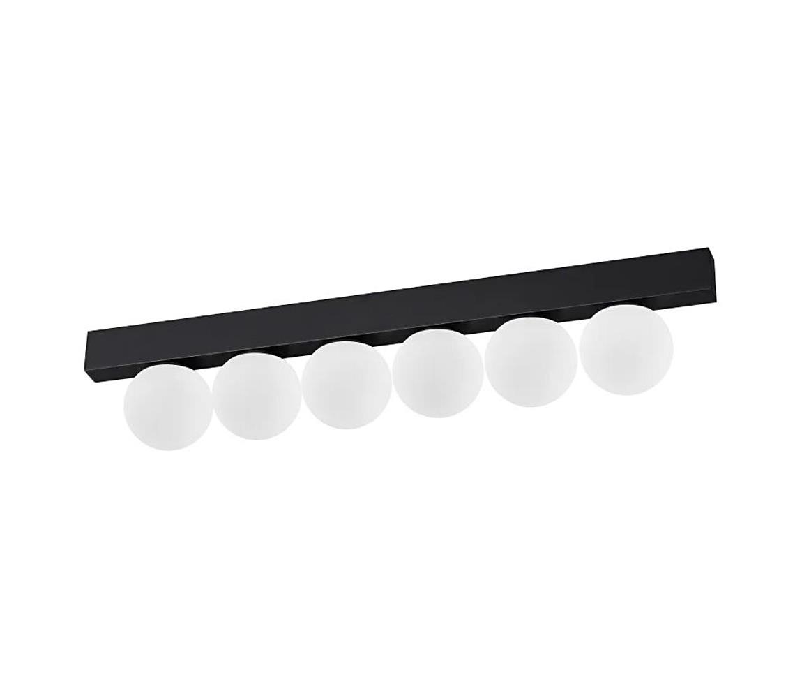 Ideal Lux - LED Stropní svítidlo PING PONG 6xLED/3W/230V CRI 90 černá 313290