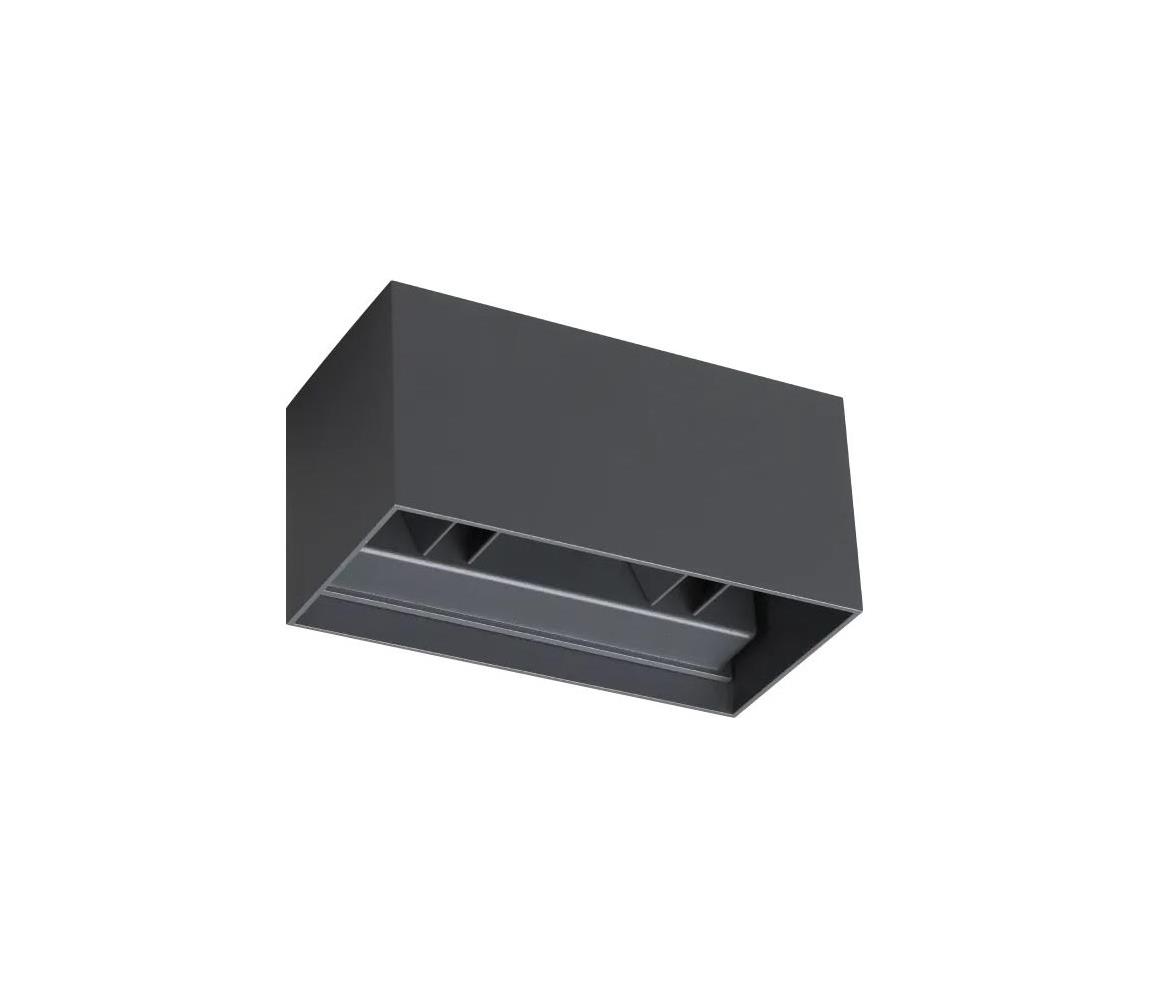 Ideal Lux - LED Venkovní nástěnné svítidlo ATOM LED/25W/230V IP54 antracit 313412