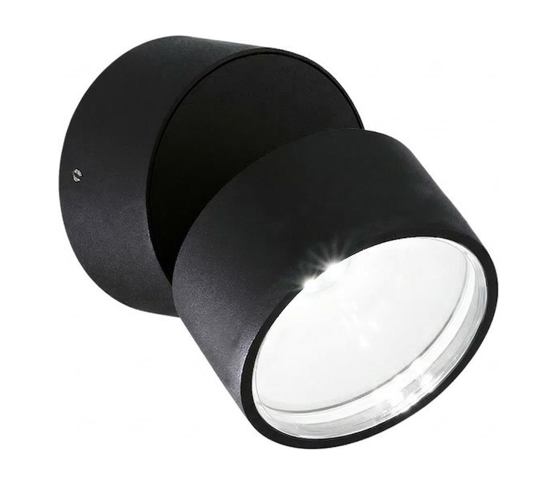 Ideal Lux - LED Venkovní nástěnné svítidlo OMEGA LED/7W/230V CRI 90 IP54 černá 285504