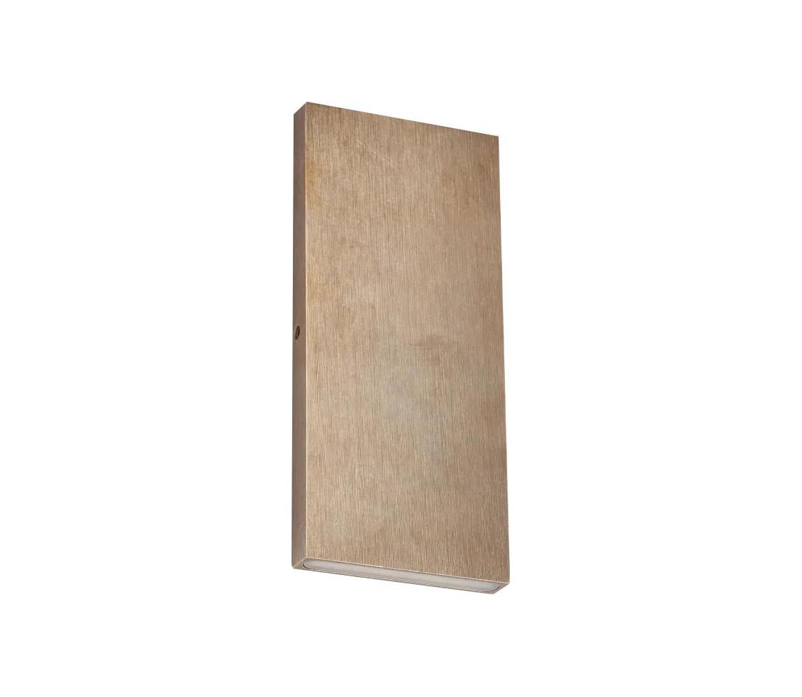 Ideal Lux - LED Venkovní nástěnné svítidlo POST-IT LED/6W/12V CRI 90 mosaz 335933