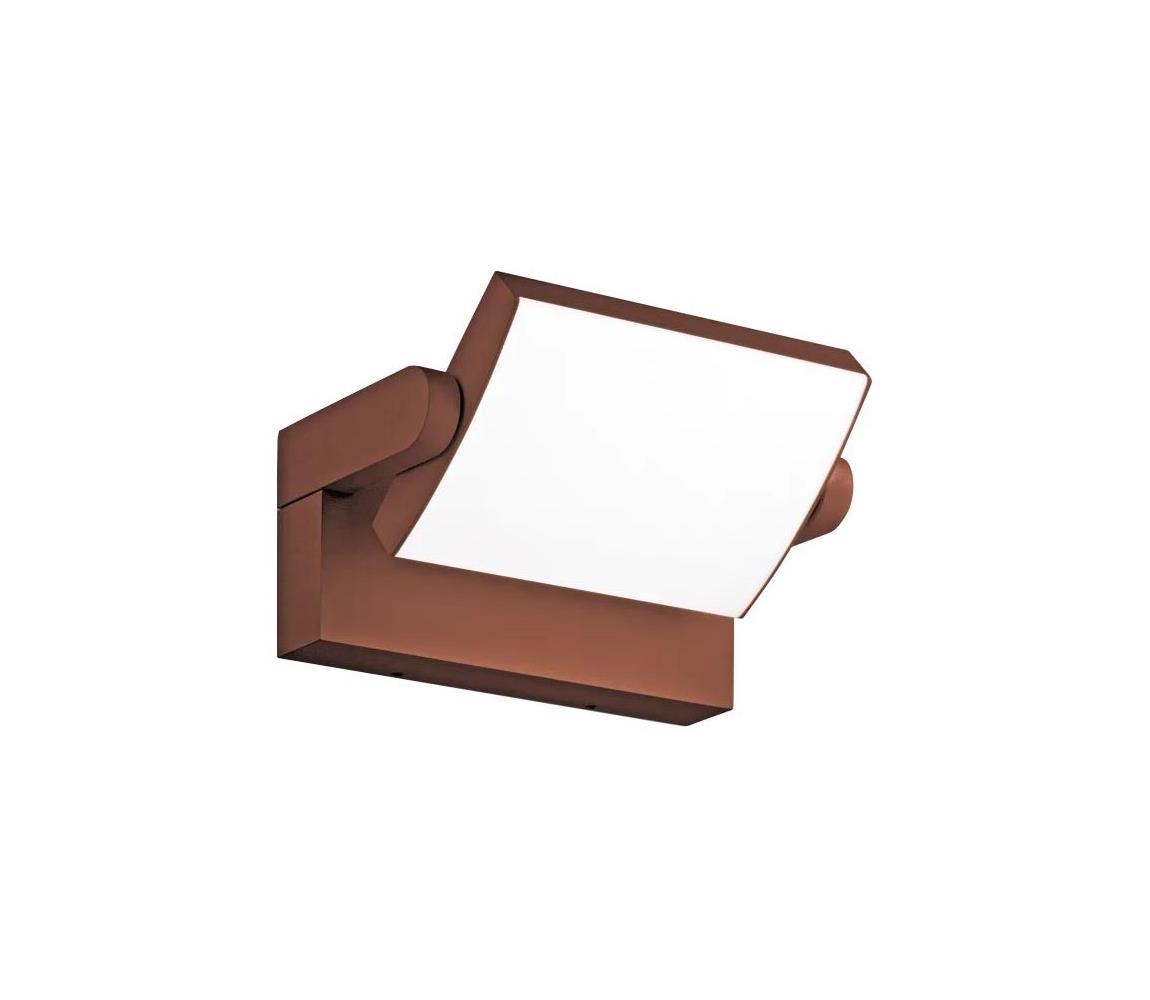 Ideal Lux -LED Venkovní nástěnné svítidlo SWIPE LED/20,5W/230V CRI 90 IP54 hnědá 307169
