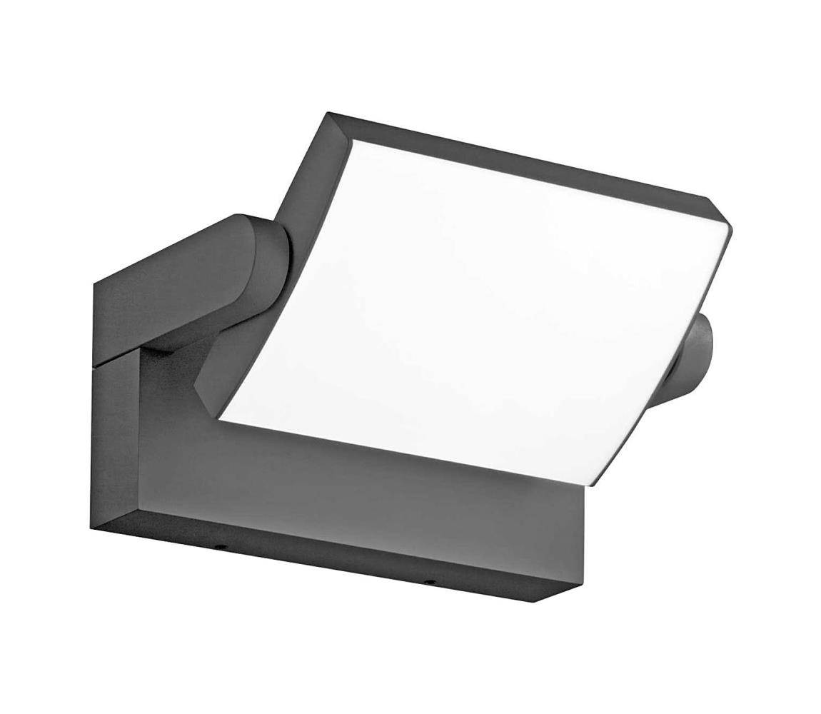 Ideal Lux - LED Venkovní nástěnné svítidlo SWIPE LED/21W/230V antracit 287683
