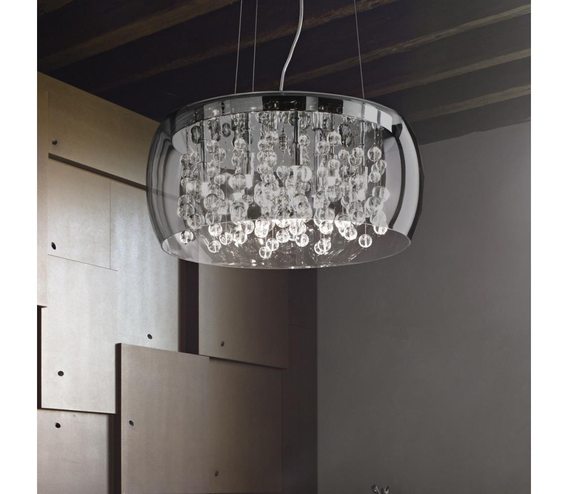 Ideal Lux - Lustr na lanku AUDI 5xG9/40W/230V kouřová 197661