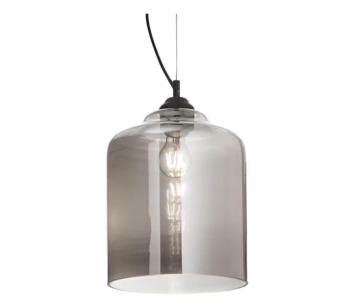 Ideal Lux - Lustr na lanku BISTRO 1xE27/60W/230V pr. 24 cm kouřová 112312