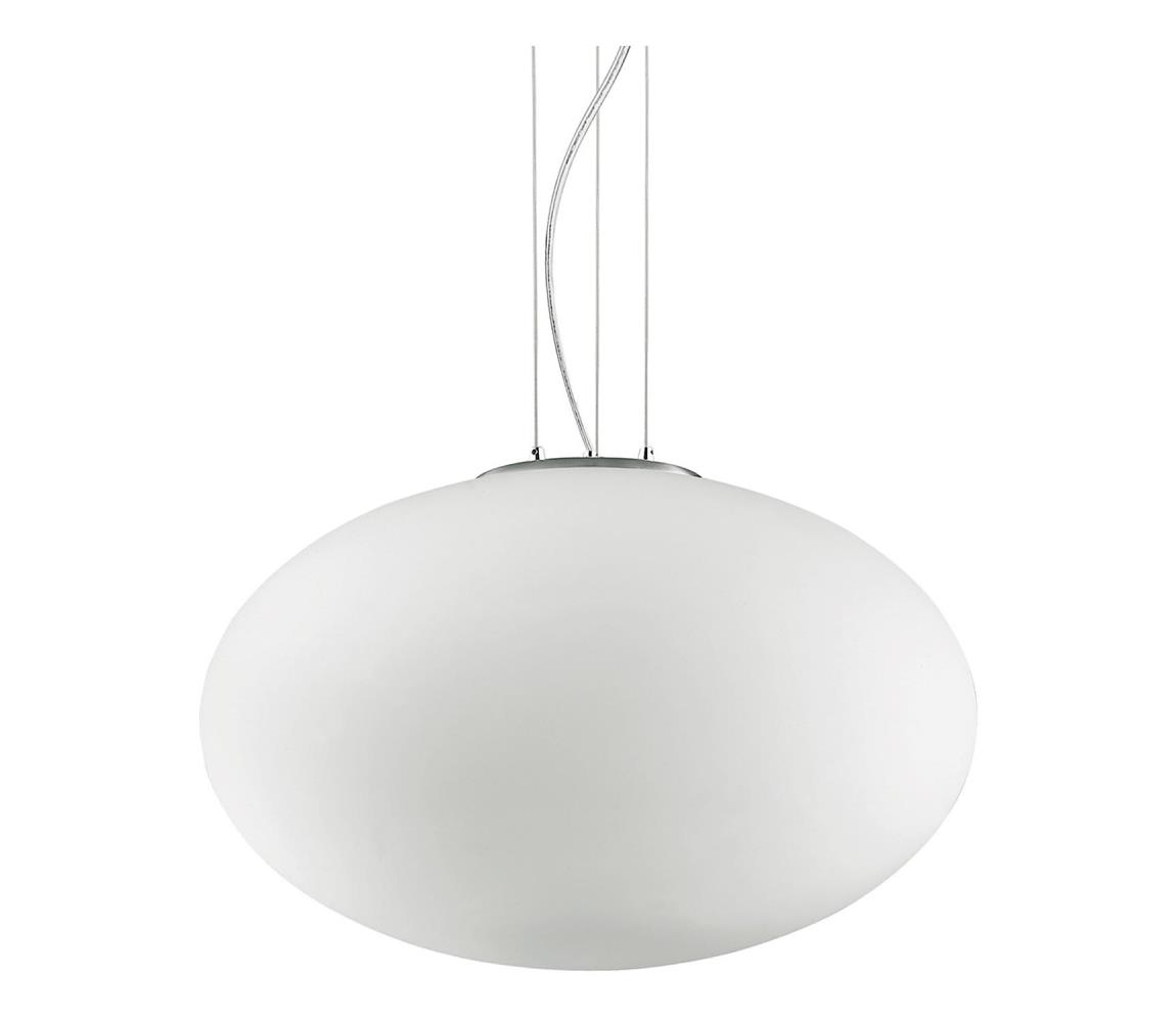 Ideal Lux - Lustr na lanku CANDY 1xE27/42W/230V pr. 40 cm bílá 86736