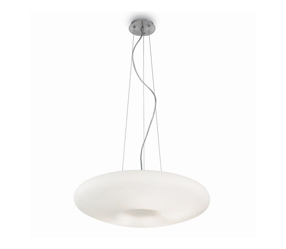 Ideal Lux - Lustr na lanku GLORY 5xE27/60W/230V pr. 60 cm bílá 19741