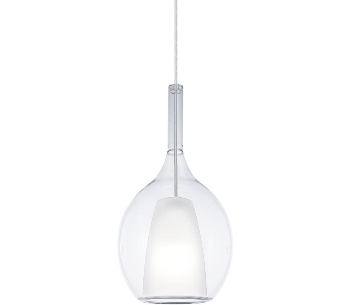 Ideal Lux - Lustr na lanku KALIQUE 1xE27/42W/230V pr. 18 cm čirá 360034