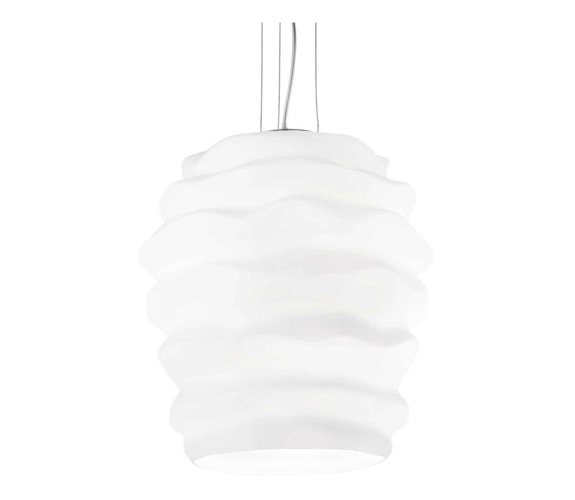 Ideal Lux - Lustr na lanku KARMA 1xE27/60W/230V pr. 38 cm bílá 132365
