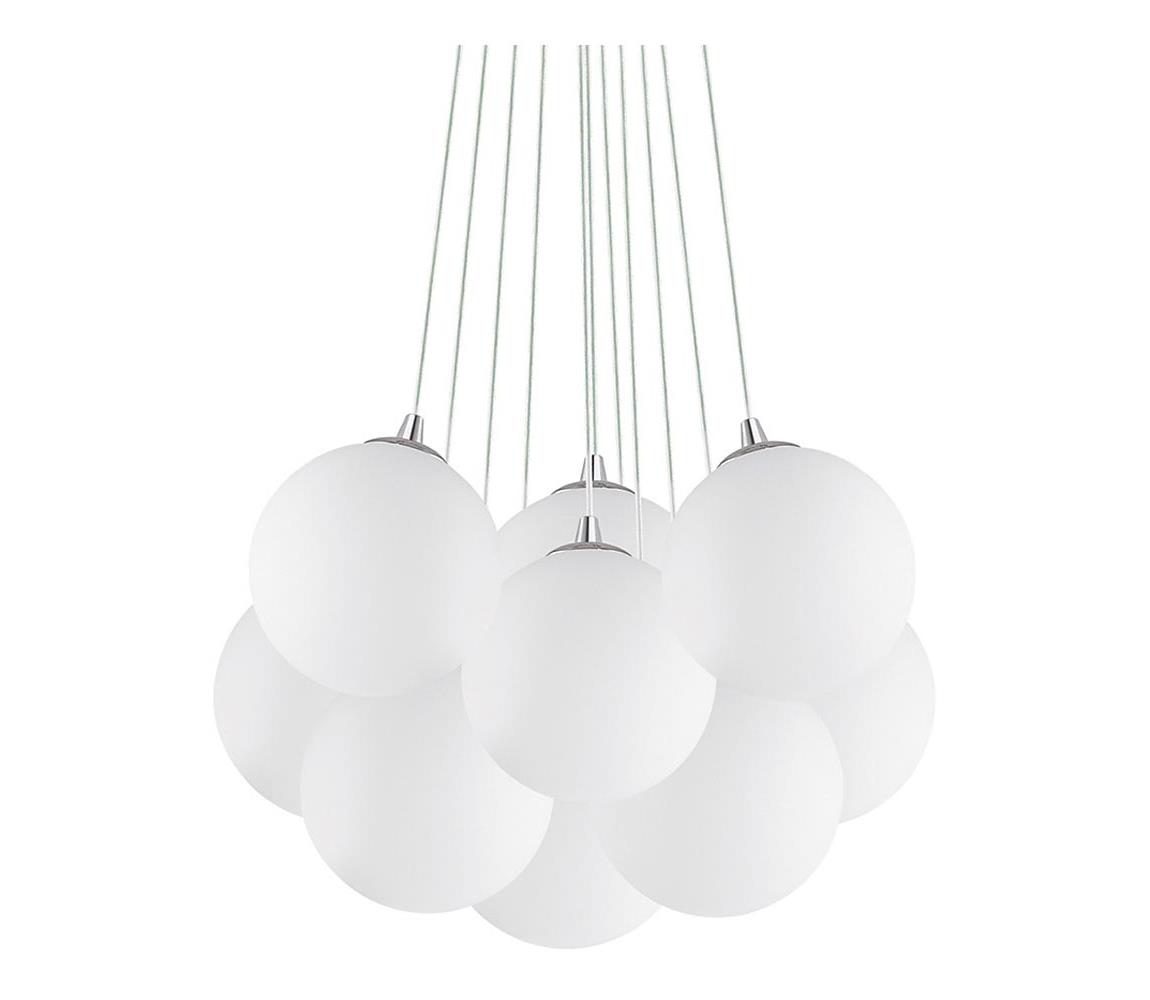 Ideal Lux - Lustr na lanku MAPA 11xE14/40W/230V pr. 58 cm bílá 131924