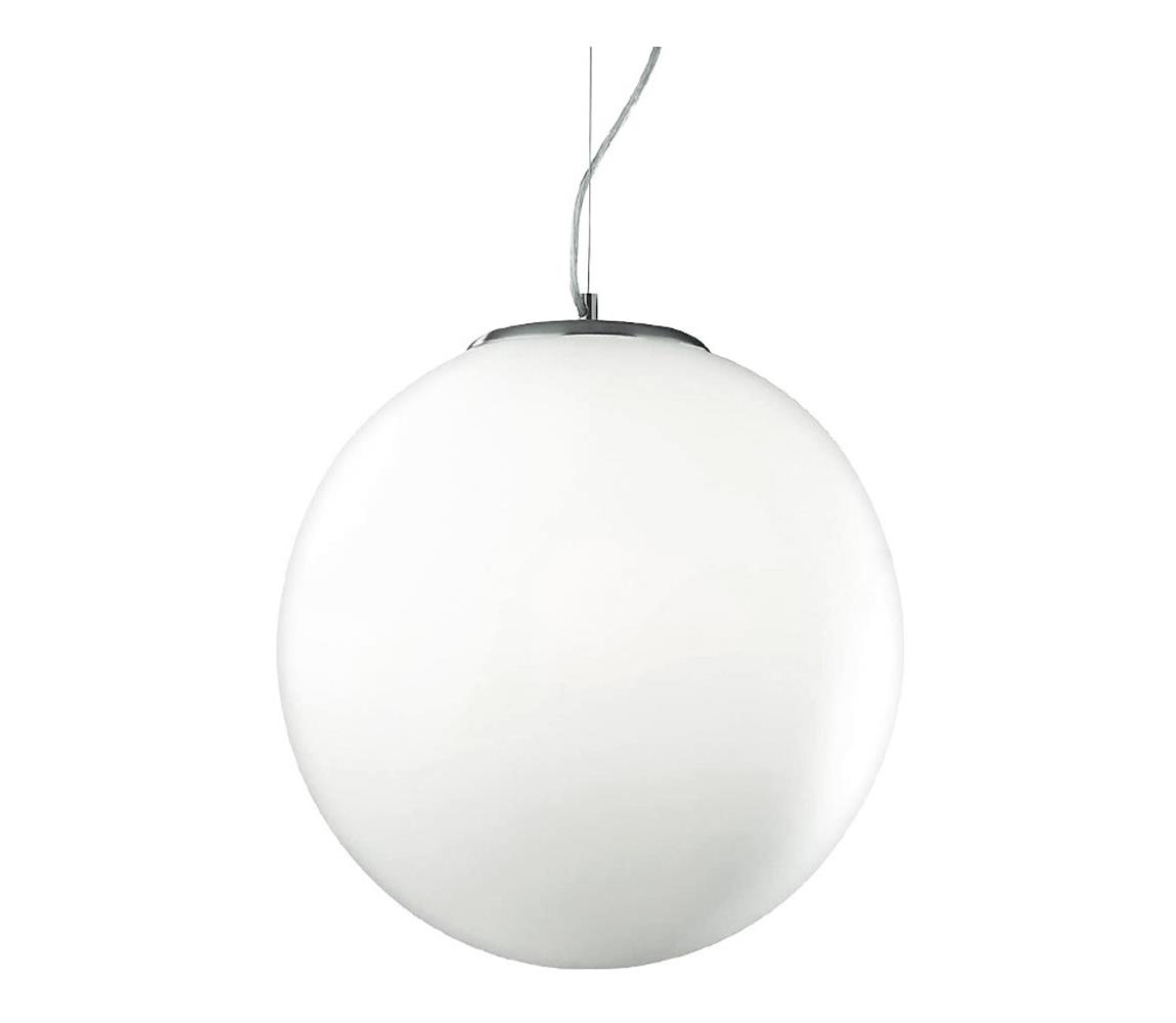Ideal Lux - Lustr na lanku MAPA 1xE27/42W/230V pr. 40 cm bílá 32139
