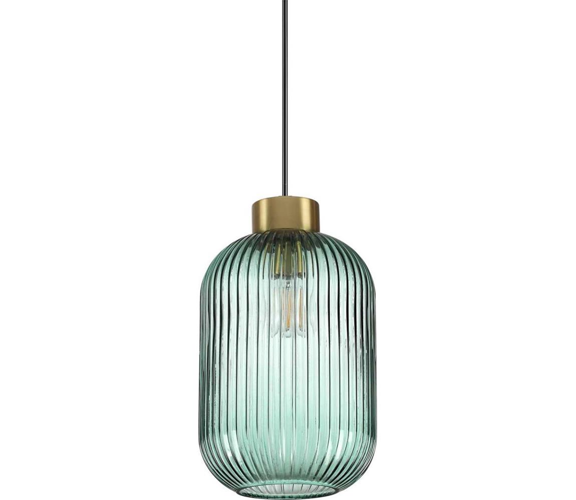 Ideal Lux - Lustr na lanku MINT 1xE27/60W/230V pr. 14 cm zelená 248554
