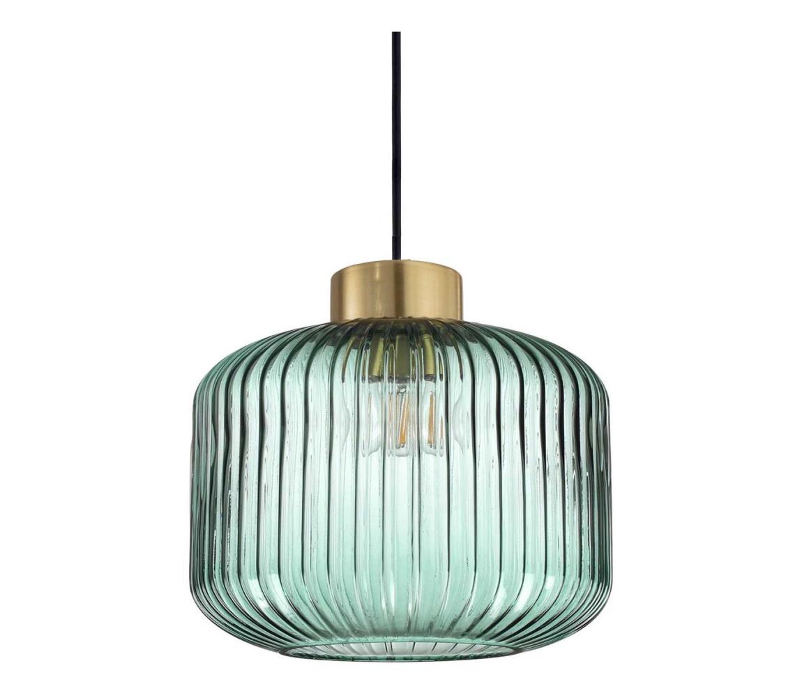 Ideal Lux - Lustr na lanku MINT 1xE27/60W/230V pr. 24 cm zelená 237428