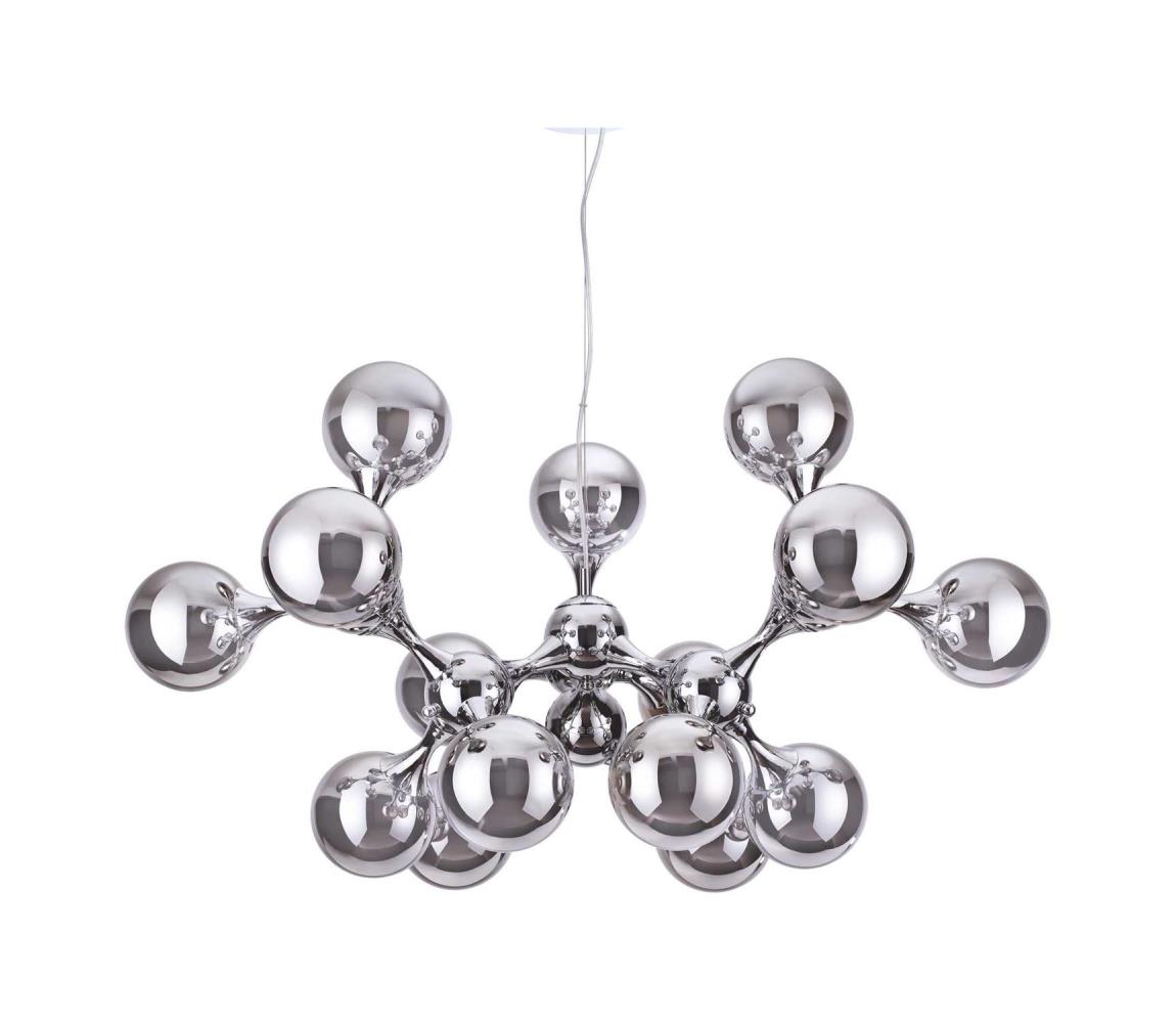 Ideal Lux - Lustr na lanku NODI 15xE14/28W/230V pr. 105 cm lesklý chrom 200491