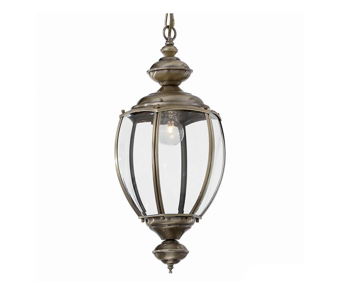 Ideal Lux - Lustr na řetězu 1xE27/60W/230V pr. 25 cm bronzová 5911