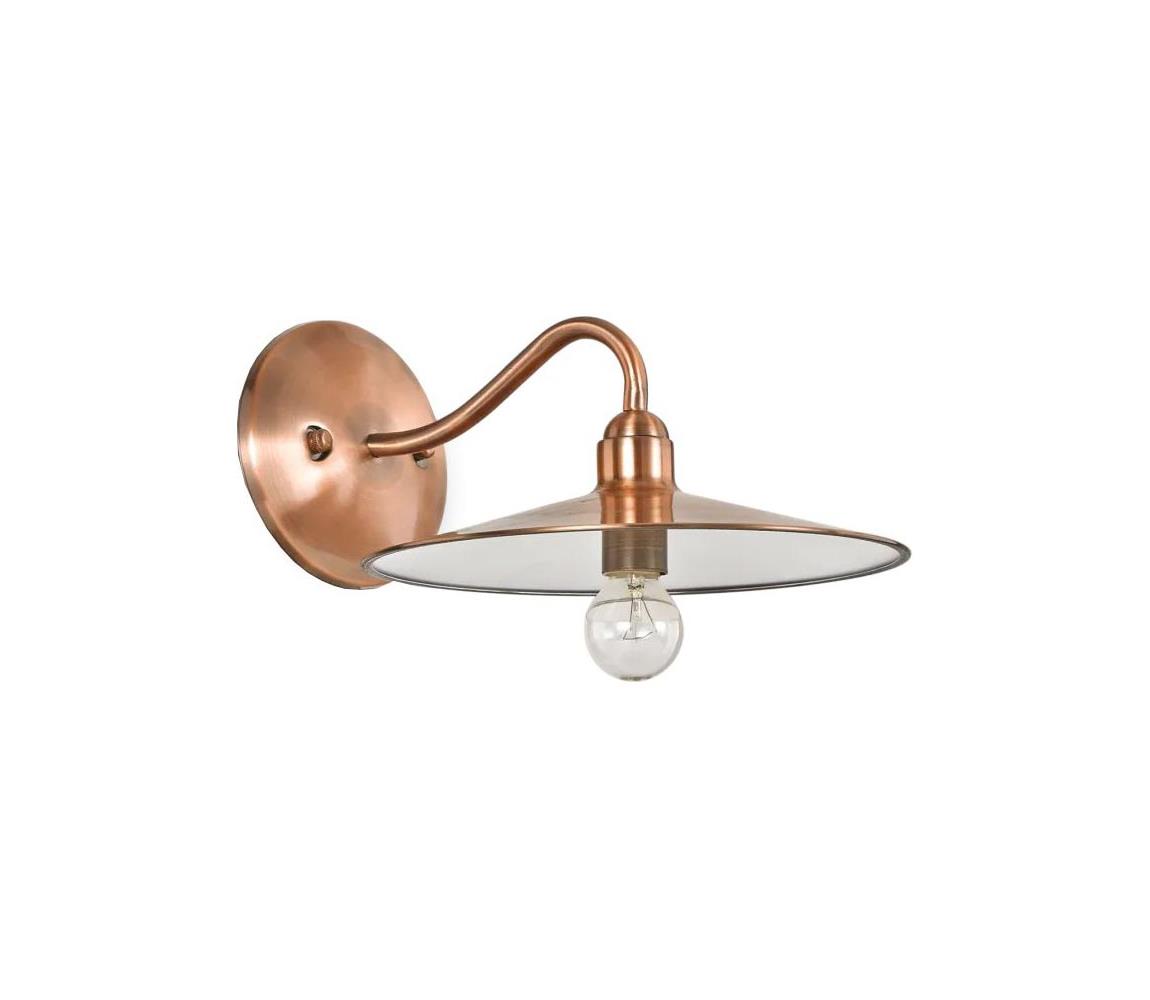 Ideal Lux - Nástěnná lampa CANTINA 1xE14/40W/230V měď 112695