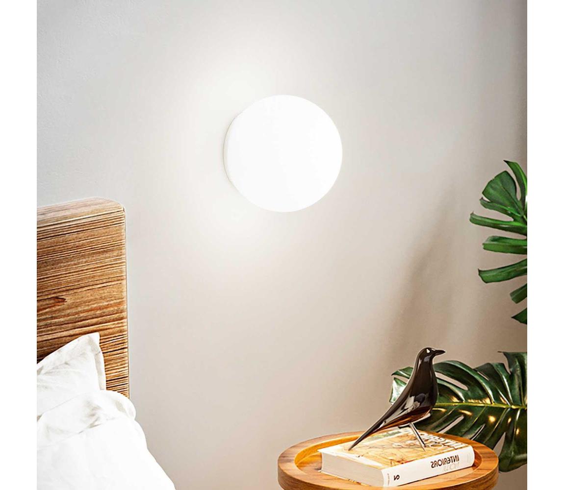 Ideal Lux - Nástěnné svítidlo MAPA 1xE27/42W/230V pr. 30 cm bílá 59822
