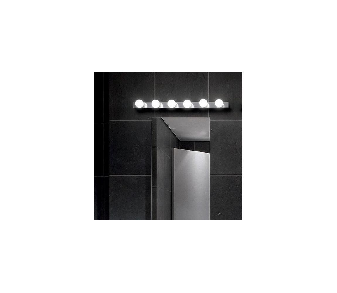 Ideal Lux - Nástěnné svítidlo PRIVE 6xE14/40W/230V lesklý chrom 45627