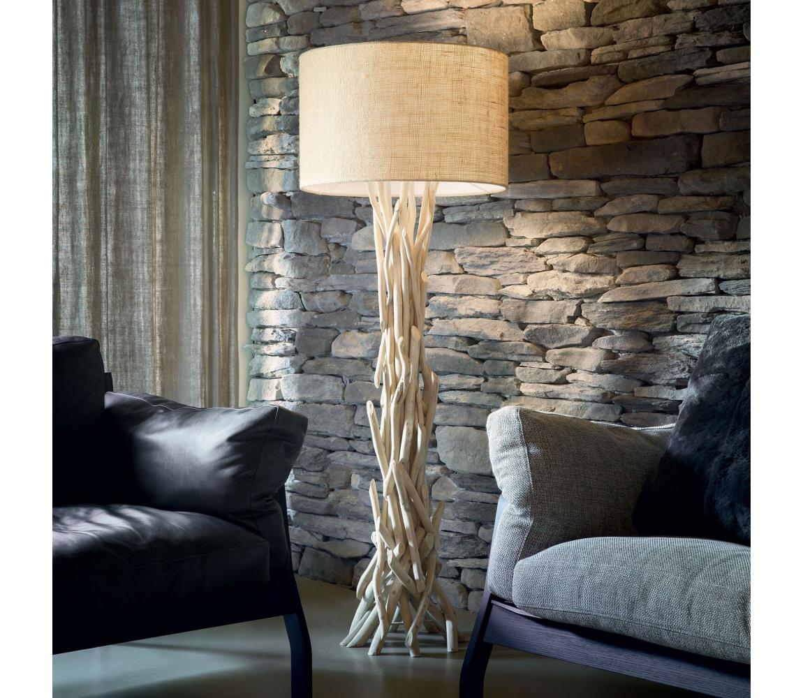 Ideal Lux - Stojací lampa DRIFTWOOD 1xE27/60W/230V guava 148939