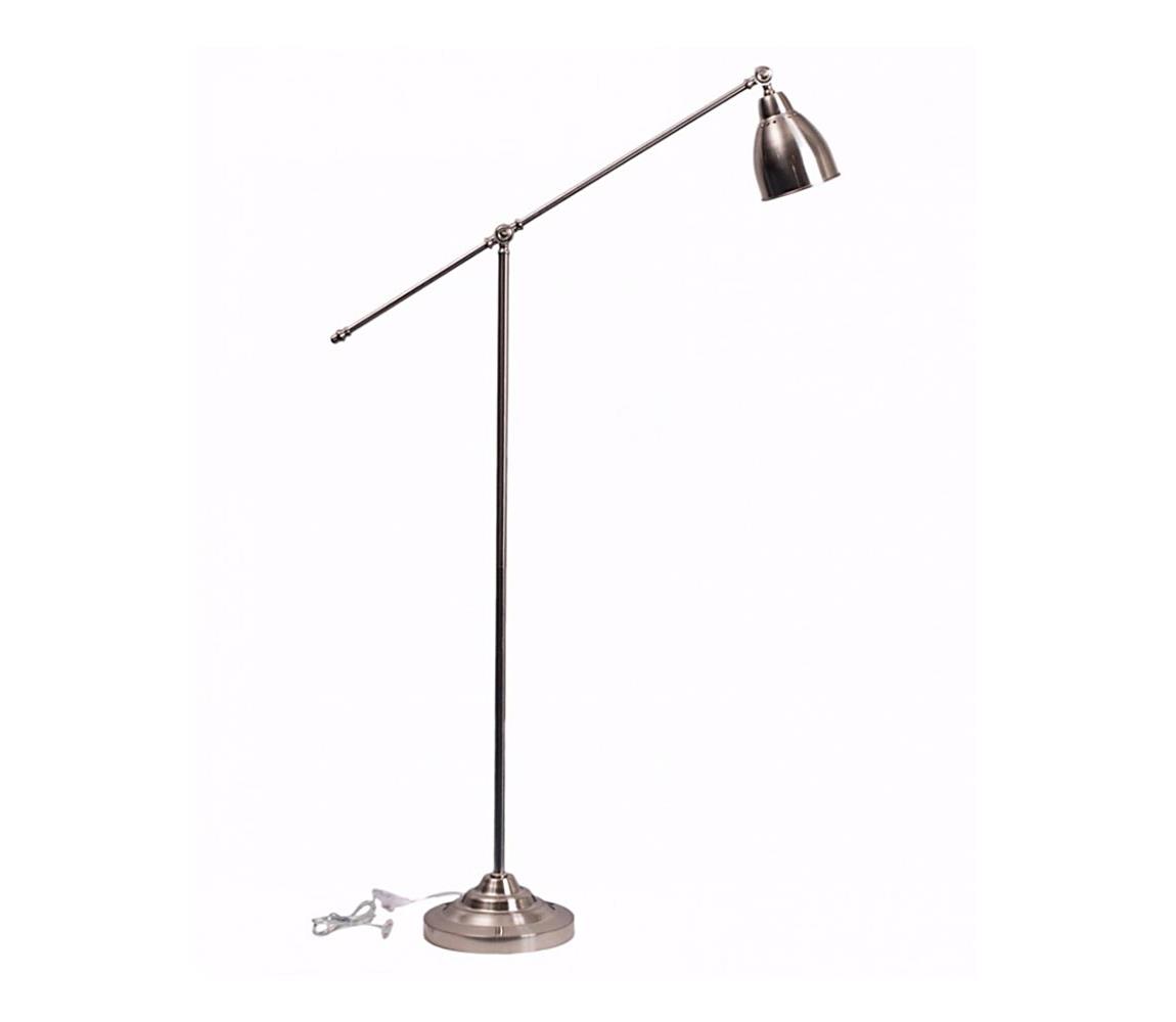 Ideal Lux - Stojací lampa NEWTON 1xE27/42W/230V lesklý chrom 015286