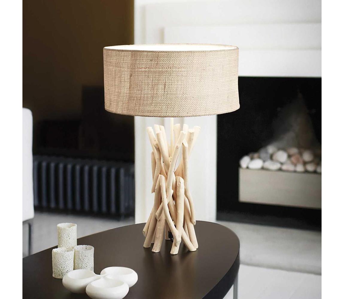 Ideal Lux - Stolní lampa DRIFTWOOD 1xE27/60W/230V guava 129570