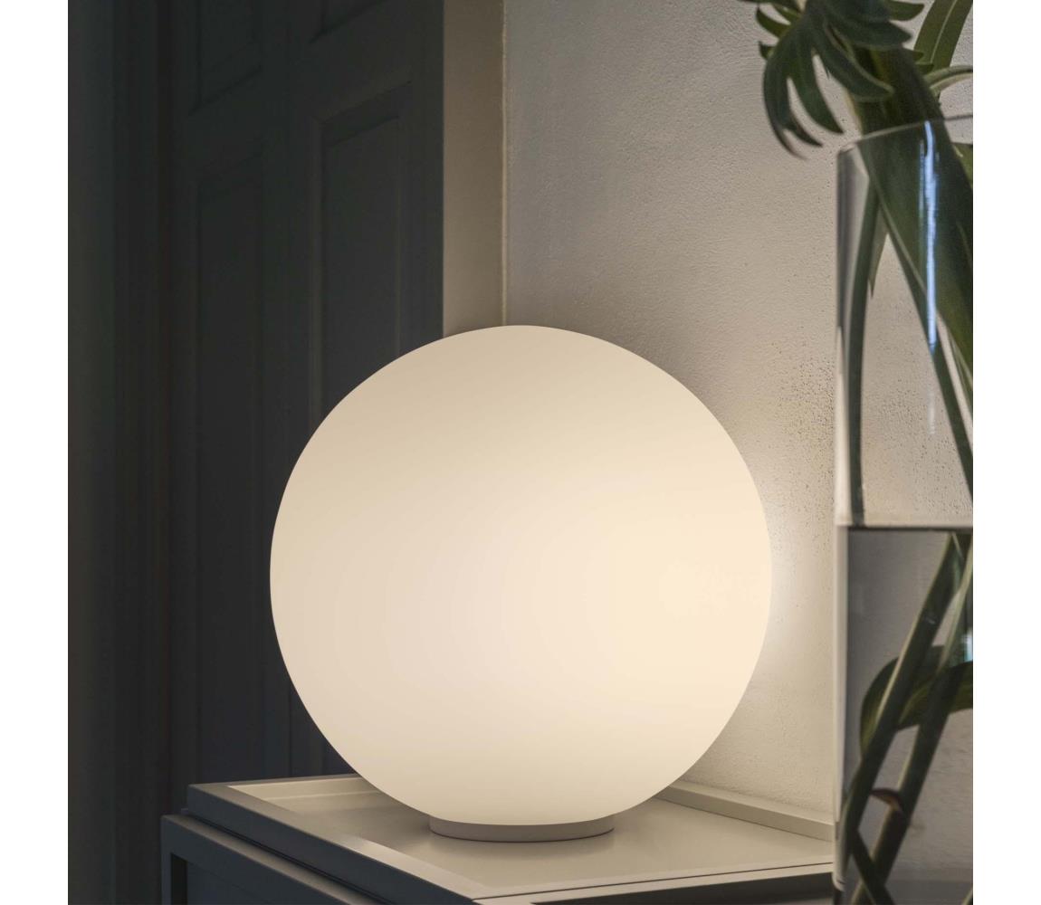 Ideal Lux - Stolní lampa MAPA 1xE27/42W/230V pr. 30 cm bílá 009131