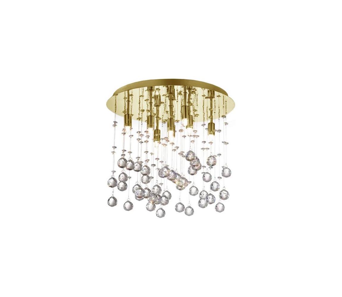 Ideal Lux-LED Kř. stropní svítidlo MOONLIGHT 8xG9/3W/230V pr. 40 cm zlatá 080932