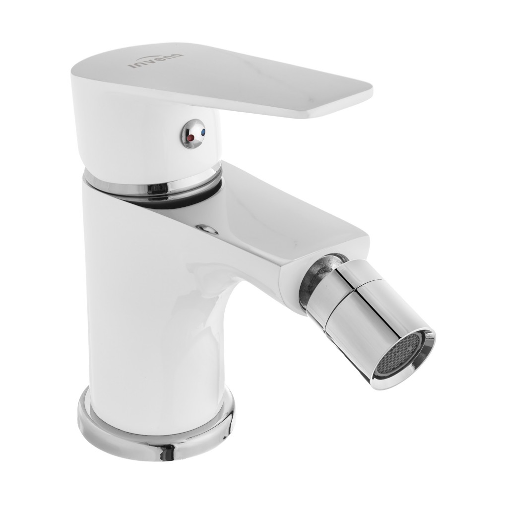 INVENA Bidetová baterie DOKOS bílá/chrom BB-19-002-V