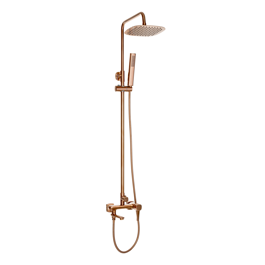 INVENA Sprchový sloup GLAMOUR, měď AU-05-B14-V