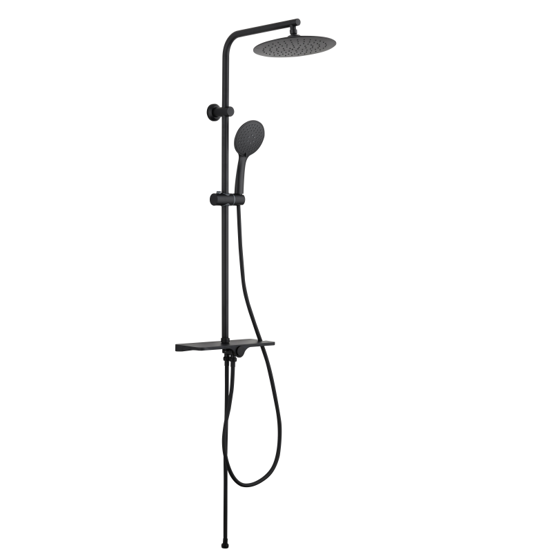 INVENA Sprchový sloup MUSTA BASIC, černá AU-84-D04-X