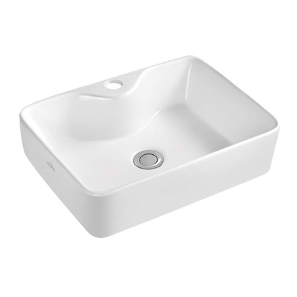 INVENA Umyvadlo na desku 49 cm NERI CE-22-001-W