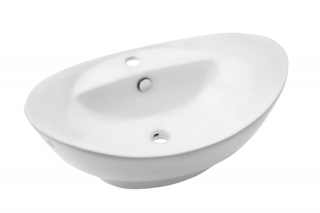 INVENA Umyvadlo na desku ESLA  60 cm oválné CE-35-001-C