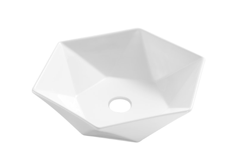 INVENA Umyvadlo na desku NAKSOS , 54 cm CE-55-001-C