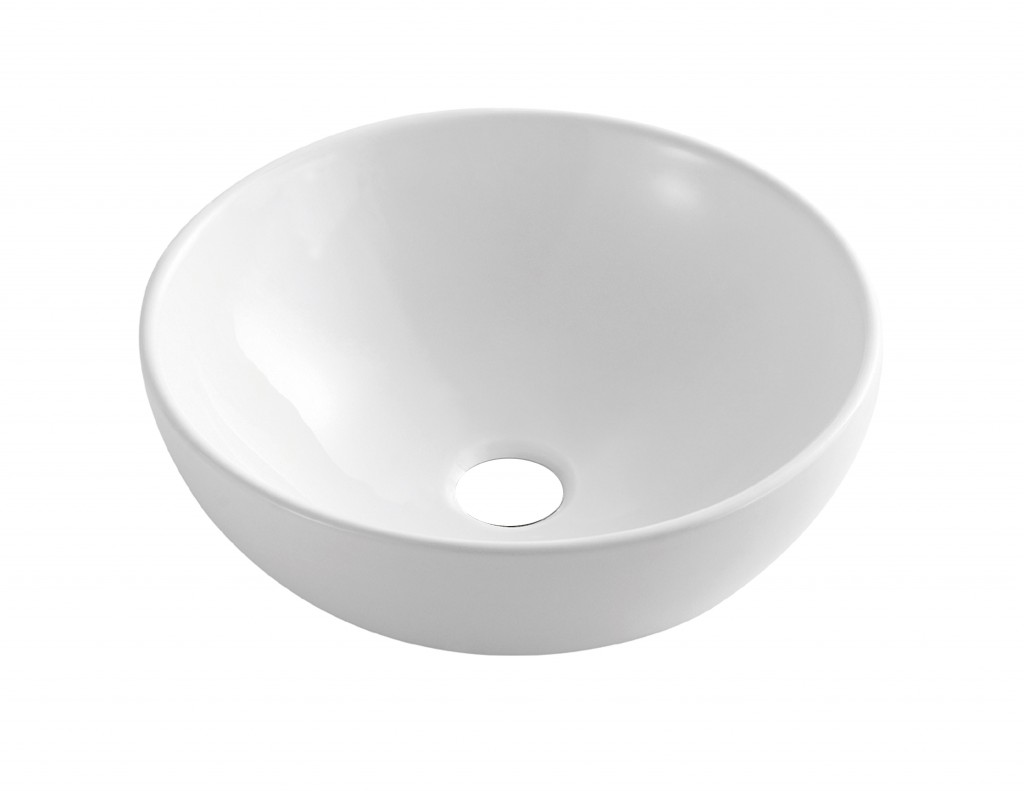 INVENA Umyvadlo na desku TINOS , 39,5 cm, bílá CE-43-011-C