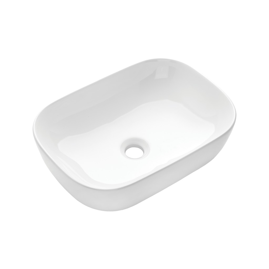 INVENA Umyvadlo na desku VITORIA 45,5 cm CE-48-001-W