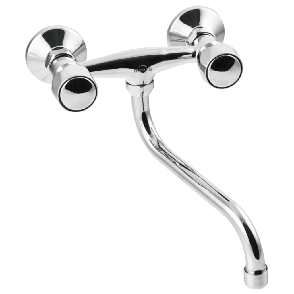 INVENA Umyvadlová/dřezová baterie MODENA, 25cm otočný výtok typu S BC-12-F0S-L