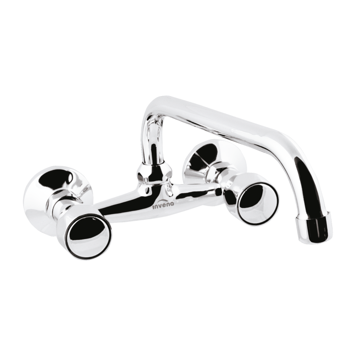 INVENA Umyvadlová/dřezová baterie MODENA, 25cm otočný výtok typu U BC-15-F0S-L