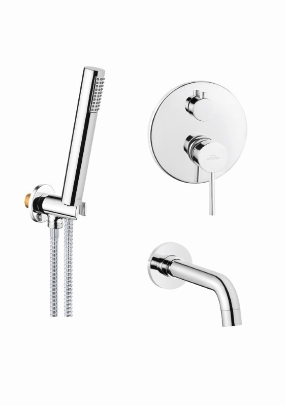 INVENA Vanová baterie, podomítková, 2-F, DAFNI BS-88-W01-A