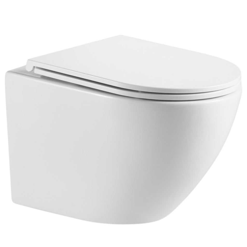 INVENA Závěsná WC mísa LIMNOS /VÍROVÉ SPLACH/, včetně soft/close sedátka CE-93-001-L