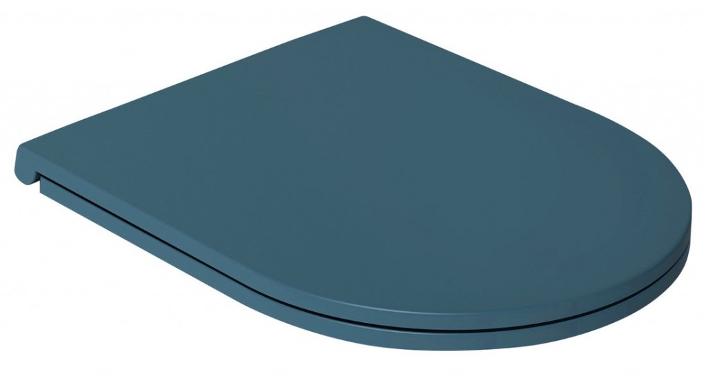 ISVEA INFINITY WC sedátko, SLIM, Soft Close, Easy Take, zelená petrol 40KF0545I-S