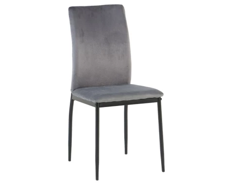 Jídelní židle Mette, středně šedá látka