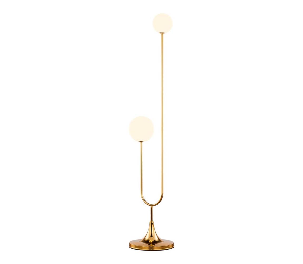 Jupiter 1945 - Stojací lampa SELEN 2xG9/40W/230V zlatá 1945