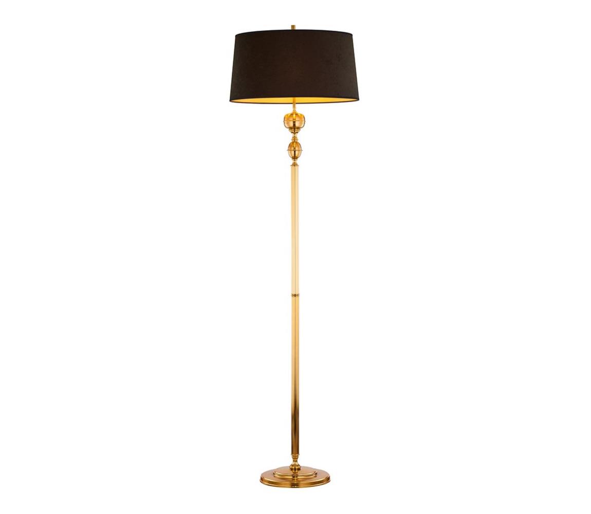 Jupiter 1955 - Stojací lampa BATUMI 1xE27/40W/230V černá/mosaz 1955