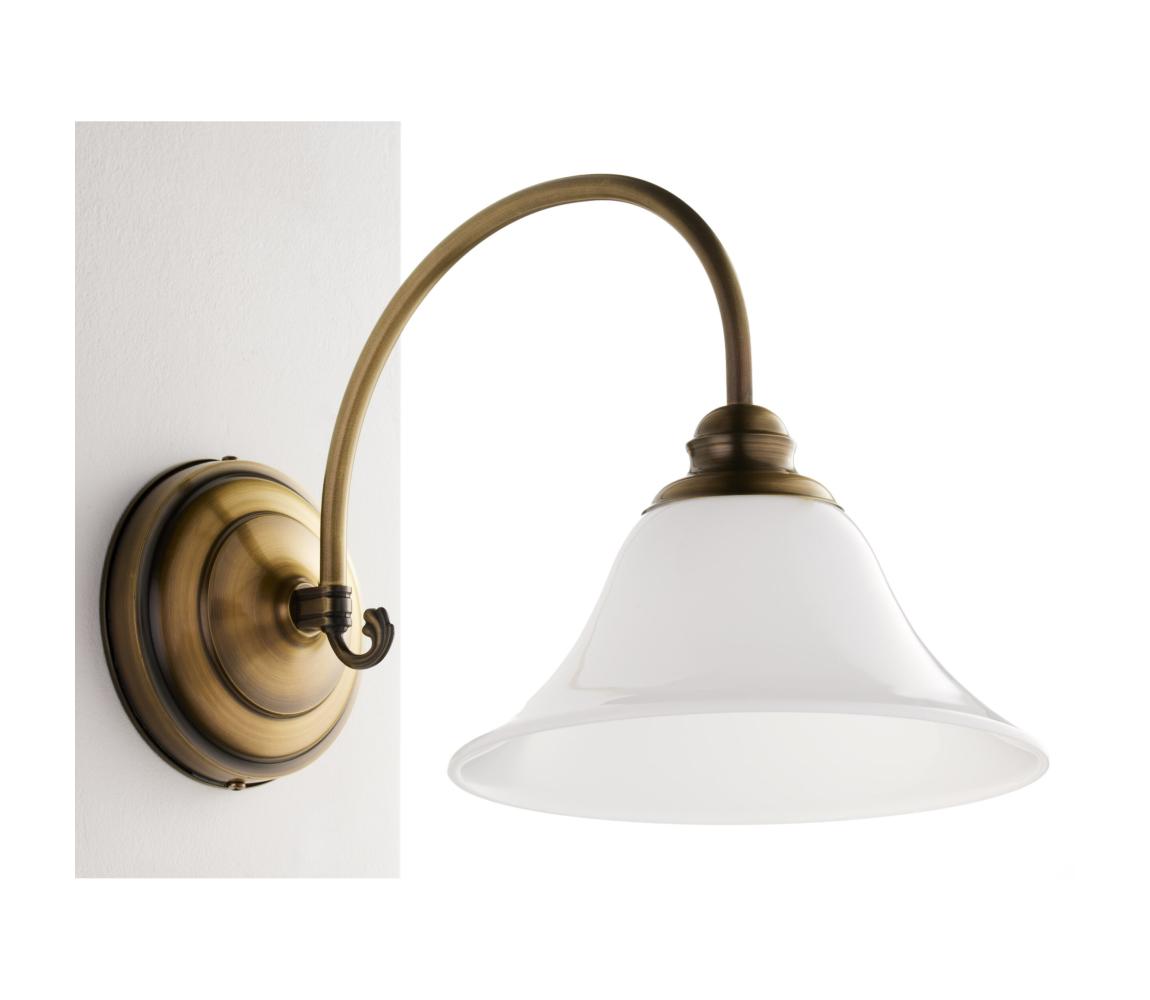 Jupiter 2175 - Nástěnná lampa ARES 1xE27/15W/230V bronz/patina 2175