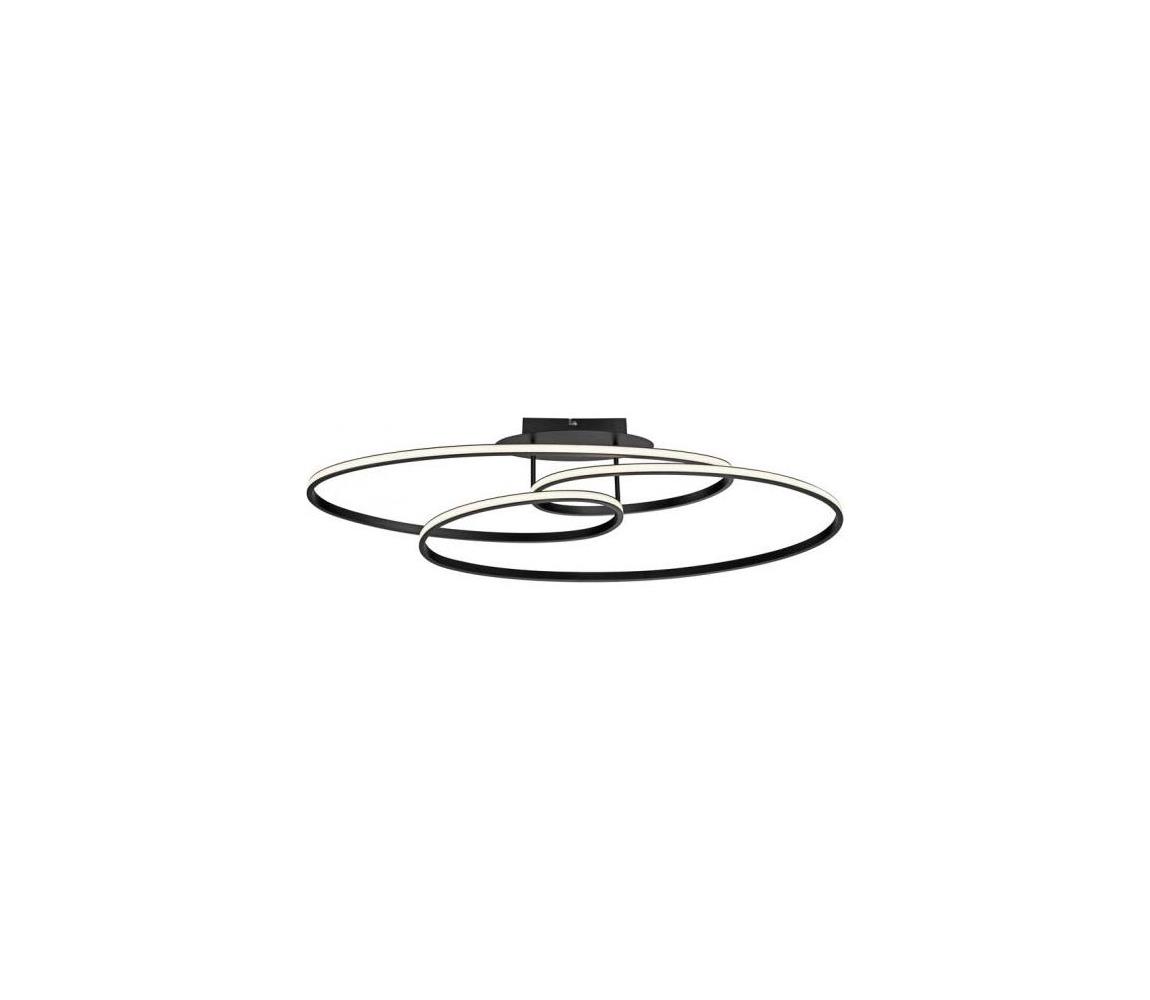 JUST LIGHT. 15321-18 - LED Stropní svítidlo LUMACA LED/33W/230V černá 15321-18