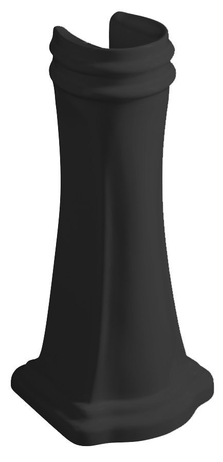 KERASAN RETRO universální keramický sloup k umyvadlům 56,69,73cm, černá mat 107031
