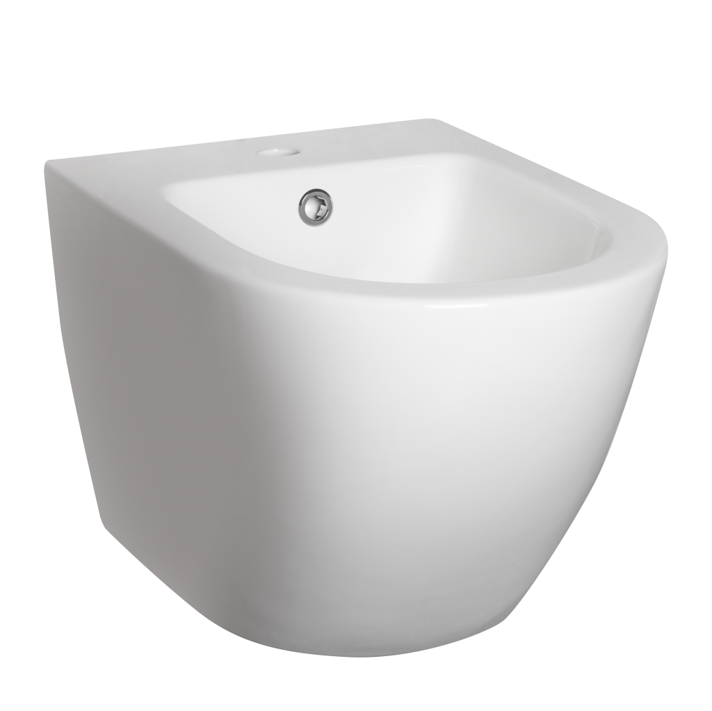 KERRA Bidet závěsný Delos (bílé lesklé) 5907548117281