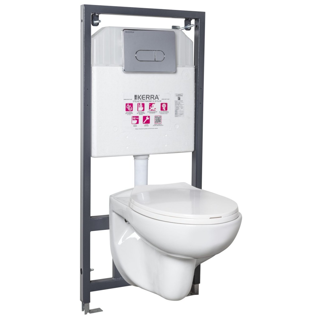 KERRA Instalační set WC Doris/Pacific CHR 5907548115829
